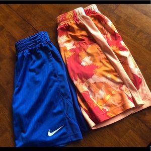 Bundle of boys size medium Nike shorts